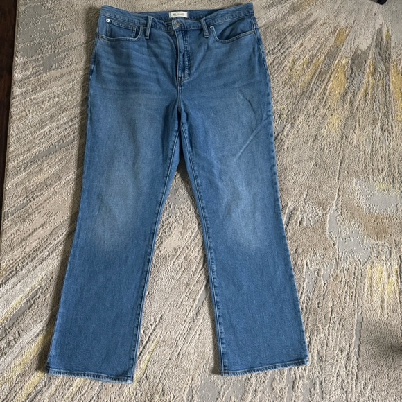 Madewell jeans slim Demi boot cut high rise ankle 33 tall - Picture 1 of 7